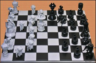 Chess Set of human civilisation (1995)
